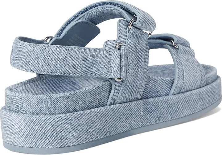 Tory Burch Kira Sport Sandal Women's Shoes Blue Cloud : 5 M, Leather - Image 4
