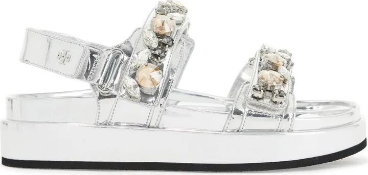 TORY BURCH kira sports sandals with crystals