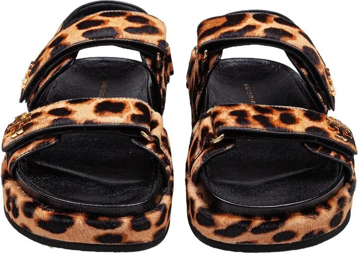 Tory Burch Kira Sporty Sandal In Calfskin Printed In Pony Skin - Image 3