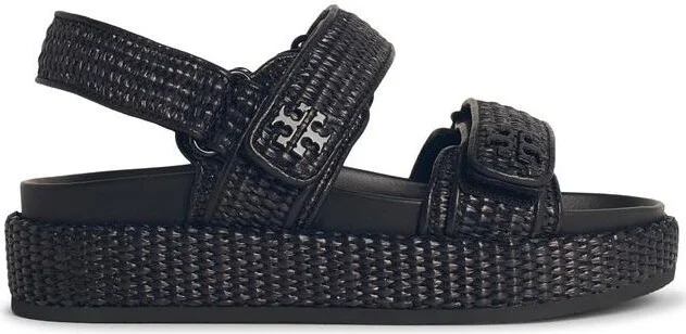 Tory Burch Kira Woven Dual-Band Sport Sandals