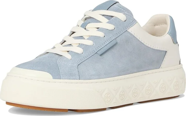 Tory Burch Ladybug Sneaker Women's Shoes Aria Blue/New Ivory/Aria Blue : 8 M, Leather - Image 5
