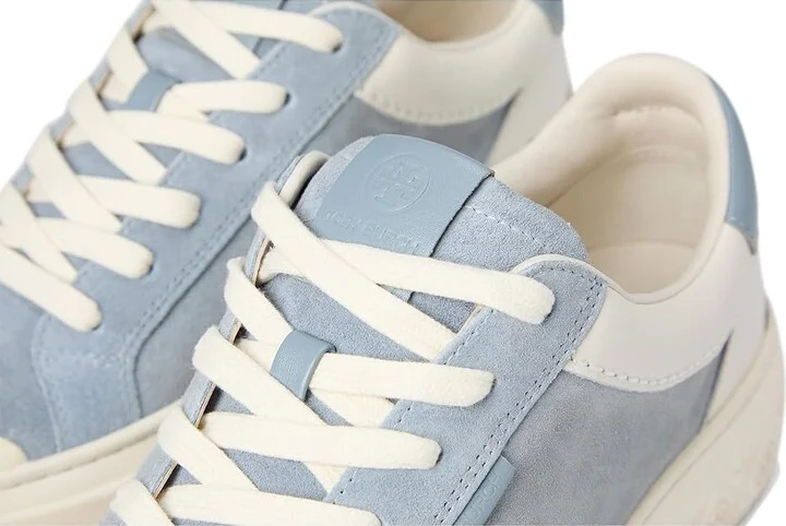 Tory Burch Ladybug Sneaker Women's Shoes Aria Blue/New Ivory/Aria Blue : 8 M, Leather - Image 7