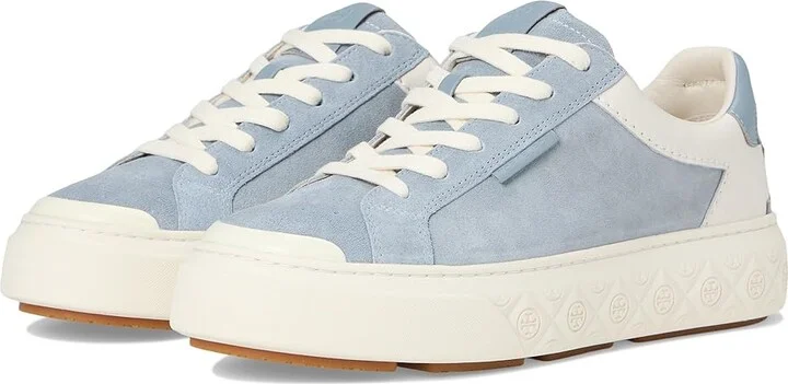 Tory Burch Ladybug Sneaker Women's Shoes Aria Blue/New Ivory/Aria Blue : 8 M, Leather