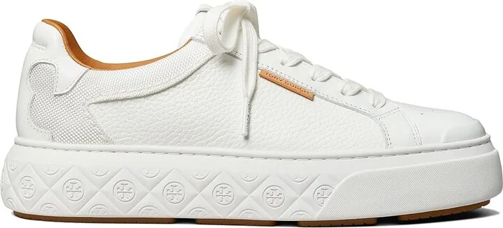 Tory Burch Ladybug Sneaker Women's Shoes White/White/White : 10 M, Leather - Image 3