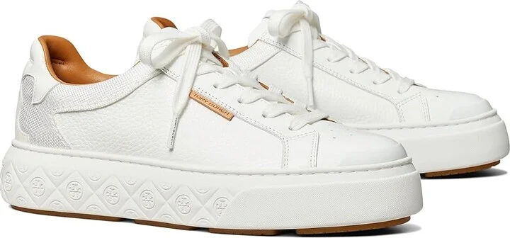 Tory Burch Ladybug Sneaker Women's Shoes White/White/White : 10 M, Leather