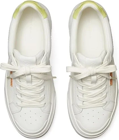 Tory Burch Ladybug Sneakers Women's Shoes Purity/Lime Green : 11 M, Leather - Image 2