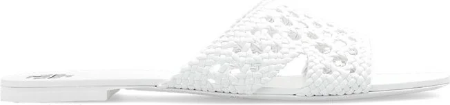 Tory Burch Laser Cut Detailed Slip-On Slides