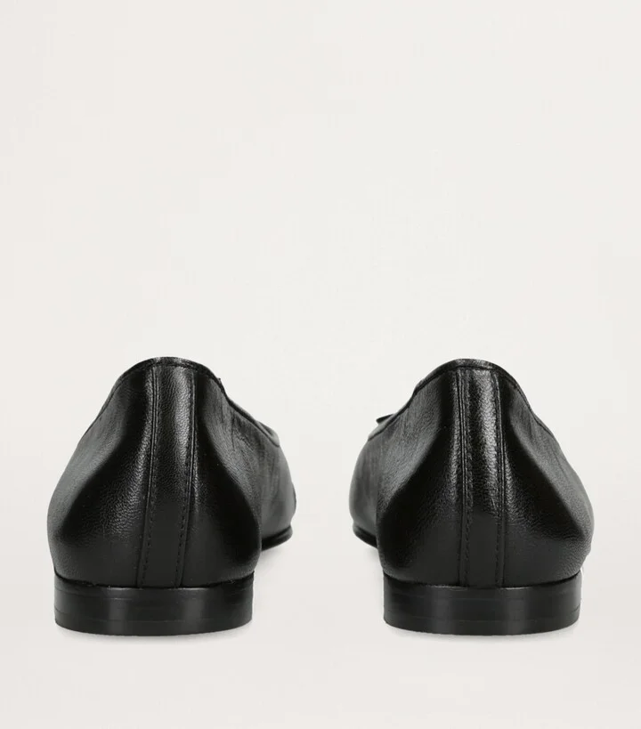 Tory Burch Leather Cap-Toe Ballet Flats - Image 2