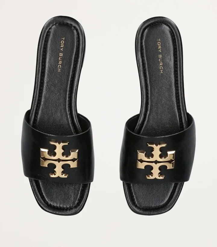 Tory Burch Leather Eleanor Slides - Image 4