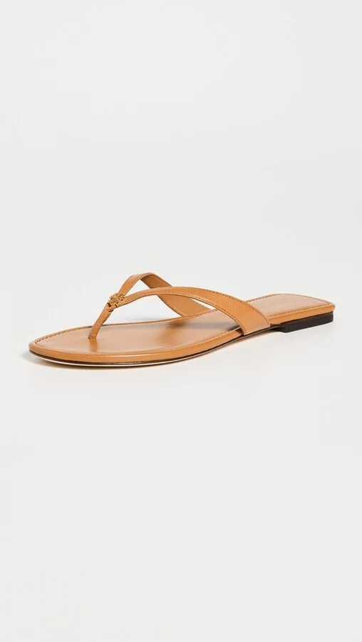 Tory Burch Leather Flip Flops - Image 4