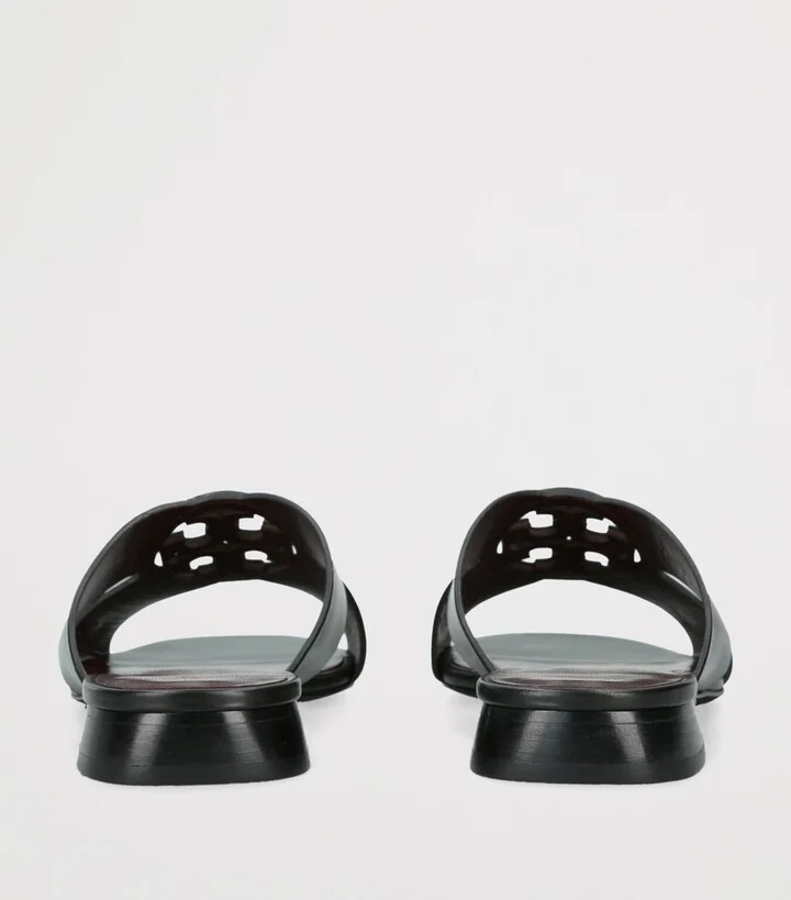 Tory Burch Leather Miller Sandals - Image 2