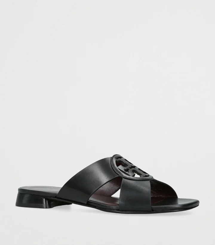 Tory Burch Leather Miller Sandals - Image 3