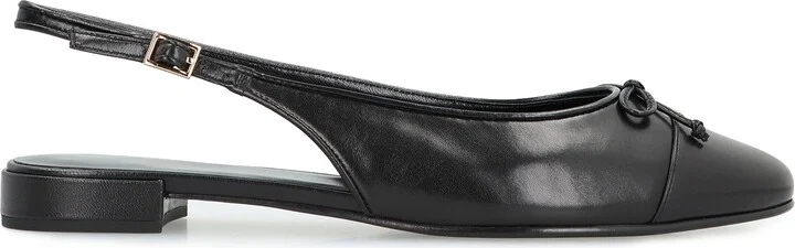 Tory Burch Leather Slingback Pumps - Image 2