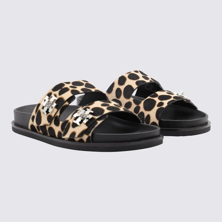 Tory Burch Leopard Leather Flats - Image 2