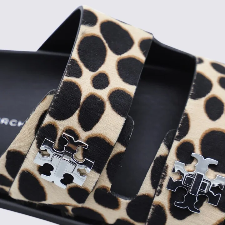 Tory Burch Leopard Leather Flats - Image 4