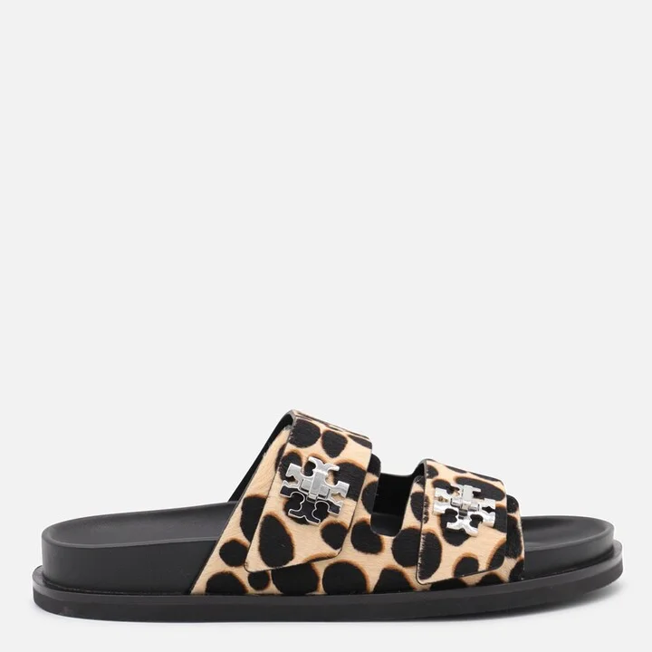 Tory Burch Leopard Leather Flats