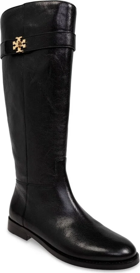 Tory Burch 'Lock Ridin' Black Leather Boots - Image 2