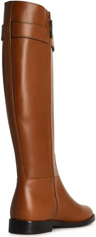 Tory Burch 'Lock Ridin' Brown Leather Boots - Image 2