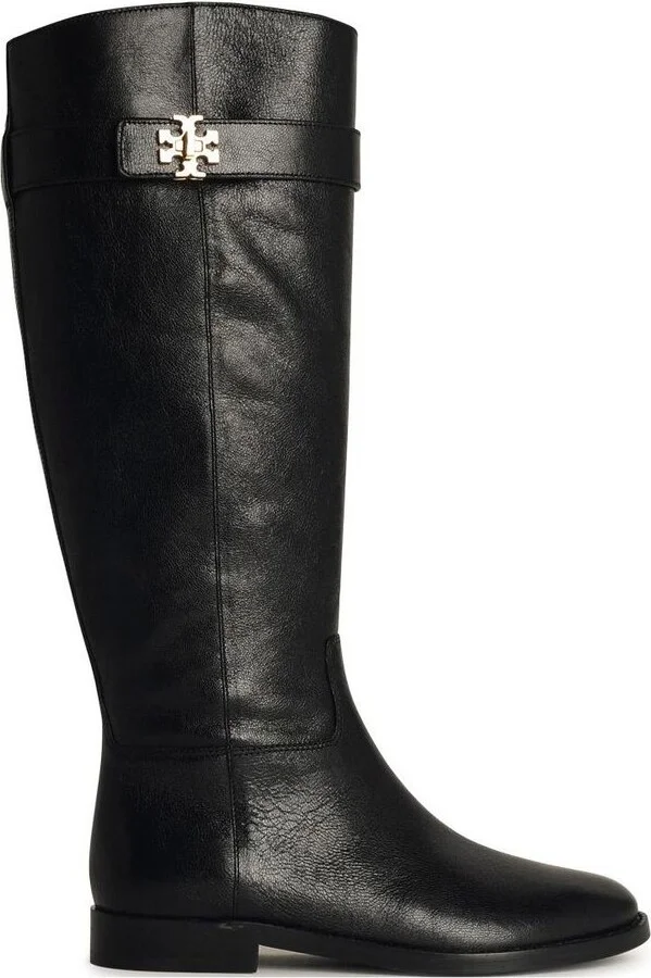 Tory Burch Logo Plaque Boots