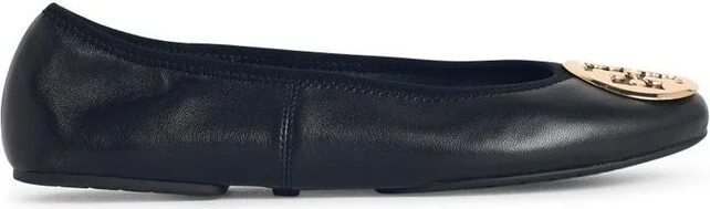 Tory Burch Logo Plaque Flat Shoes