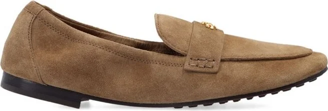 Tory Burch Logo Plaque Slip-On Loafers