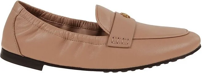 Tory Burch Logo Plaque Slip-On Loafers