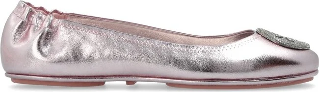Tory Burch Logo Shaped Applique Ballet Flats