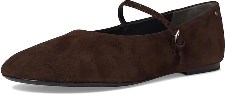 Tory Burch Mary Jane Ballet Women's Flat Shoes Dark Cocoa : 10.5 M, Leather/Nylon - Image 5