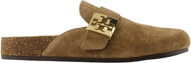 Tory Burch Mellow Logo Buckled Mules