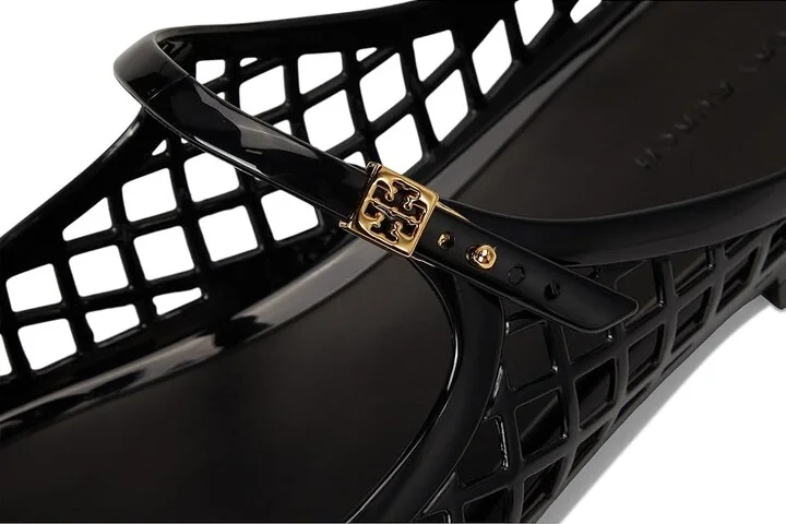 Tory Burch Mellow Mary Jane Jelly Women's Sandals Perfect Black/Gold : 11 M, Synthetic - Image 7