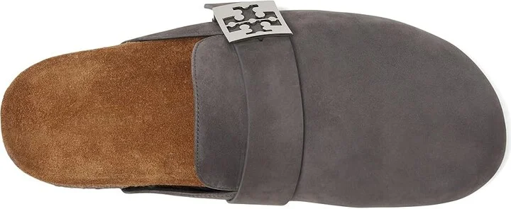 Tory Burch Mellow Mule Women's Shoes Charcoal Gray/Silver : 7.5 M, Suede - Image 2