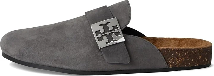 Tory Burch Mellow Mule Women's Shoes Charcoal Gray/Silver : 7.5 M, Suede - Image 6
