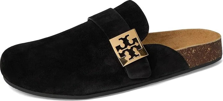 Tory Burch Mellow Mule Women's Shoes Perfect Black/Gold : 10 M, Suede - Image 5