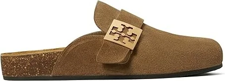 Tory Burch Mellow Mule Women's Shoes River Rock/Gold : 6 M, Suede - Image 4