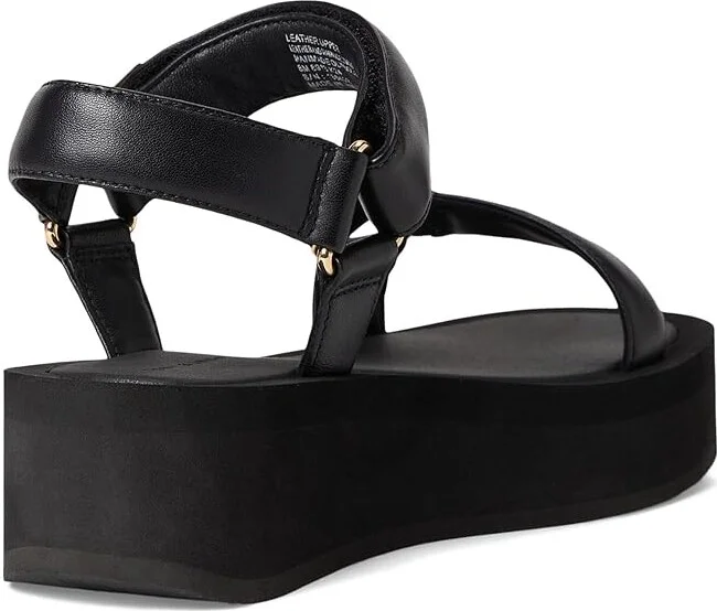 Tory Burch Mellow Platform Sandal Women's Sandals Perfect Black/Gold/Perfect Black : 5 M, Leather/Rubber - Image 4