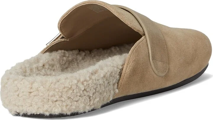 Tory Burch Mellow Shearling Mule Women's Flat Shoes Noisette/Taupe : 7.5 M, Leather/Polyester/Rubber - Image 4