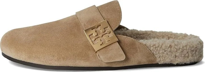 Tory Burch Mellow Shearling Mule Women's Flat Shoes Noisette/Taupe : 7.5 M, Leather/Polyester/Rubber - Image 6