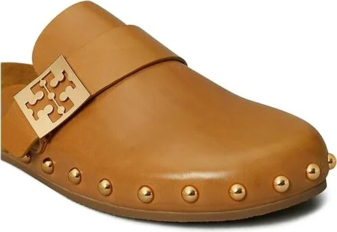 Tory Burch Mellow Stud Mule Women's Shoes Caramel Corn/Gold : 5 M, Leather - Image 3