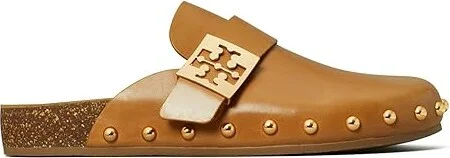Tory Burch Mellow Stud Mule Women's Shoes Caramel Corn/Gold : 5 M, Leather - Image 4
