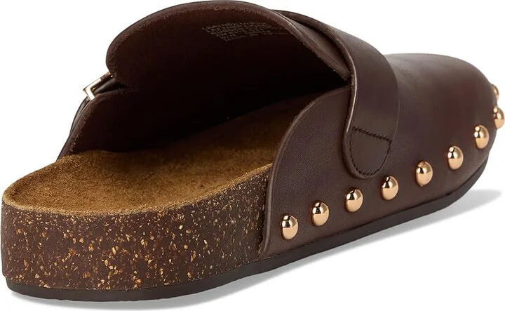 Tory Burch Mellow Stud Mule Women's Shoes Deep Mocha/Gold : 7 M, Leather - Image 4
