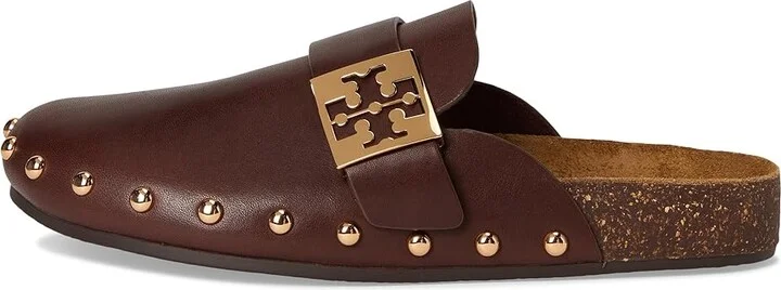 Tory Burch Mellow Stud Mule Women's Shoes Deep Mocha/Gold : 7 M, Leather - Image 6