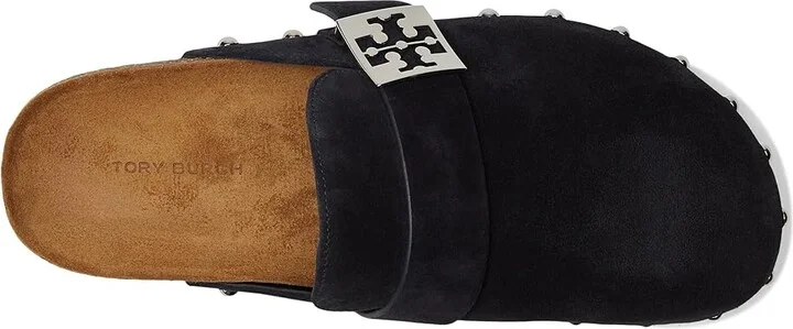 Tory Burch Mellow Stud Mule Women's Shoes New Navy/Silver : 7.5 M, Leather - Image 2