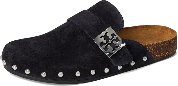 Tory Burch Mellow Stud Mule Women's Shoes New Navy/Silver : 7.5 M, Leather - Image 5