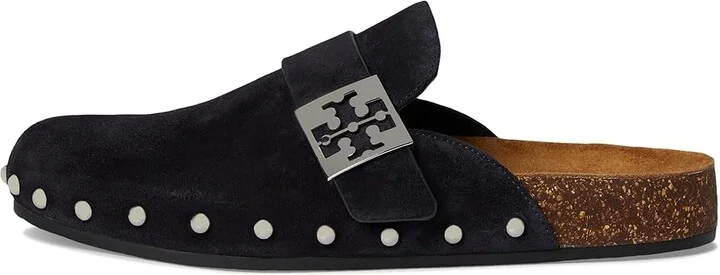 Tory Burch Mellow Stud Mule Women's Shoes New Navy/Silver : 7.5 M, Leather - Image 6