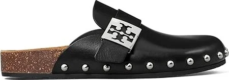 Tory Burch Mellow Stud Mule Women's Shoes Perfect Black/Silver : 10.5 M, Leather - Image 4