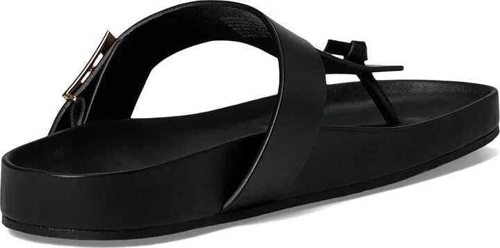 Tory Burch Mellow Thong Sandal Women's Shoes Perfect Black/Perfect Black : 10 M, Leather - Image 4
