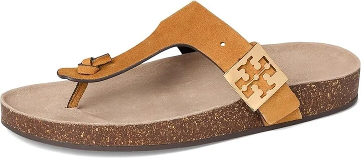 Tory Burch Mellow Thong Sandal Women's Shoes Rhum/Avola : 10 M, Leather - Image 5