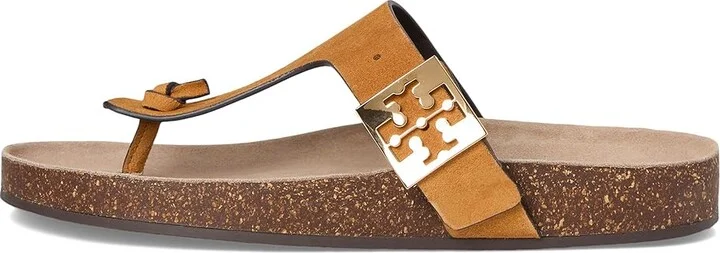 Tory Burch Mellow Thong Sandal Women's Shoes Rhum/Avola : 10 M, Leather - Image 6
