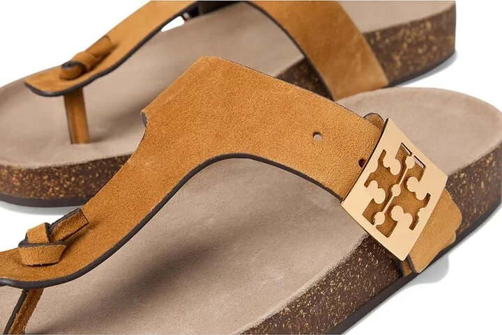 Tory Burch Mellow Thong Sandal Women's Shoes Rhum/Avola : 10 M, Leather - Image 7