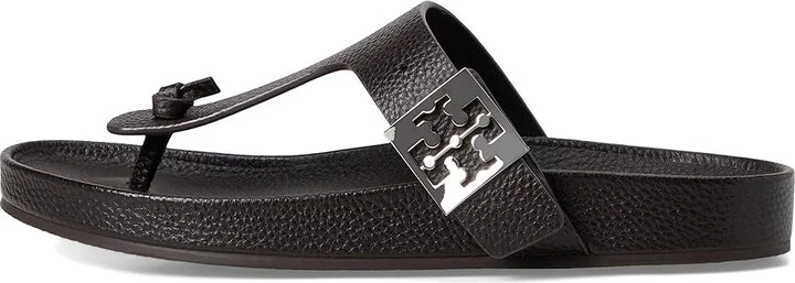 Tory Burch Mellow Thong Sandals Women's Wedge Shoes Cocoa/Cocoa : 8.5 M, Suede - Image 6